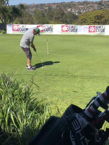 Guest taking a shot at Golf2Cure